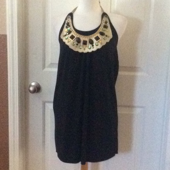 Rampage Tops - Rampage Black Halter Blouse